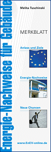 Merkblatt: Energie-Nachweis für Gebäude